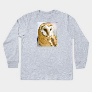 Barn Owl Kids Long Sleeve T-Shirt